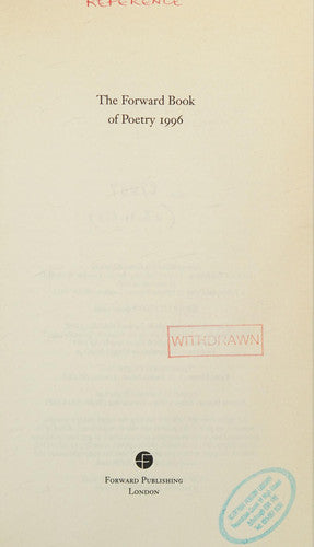 The Forward Book of Poetry 1996