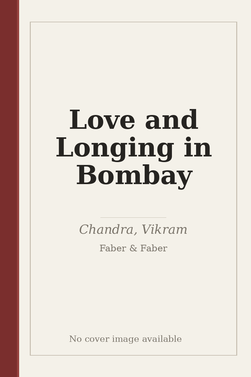 Love and Longing in Bombay - no cover image available