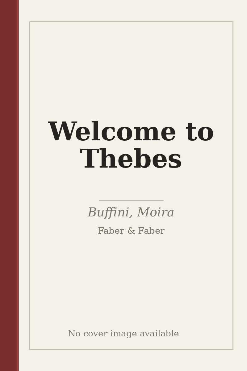 Welcome to Thebes - no cover image available