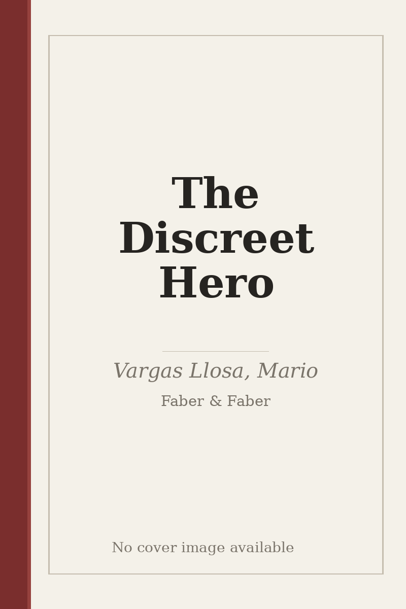 The Discreet Hero - no cover image available