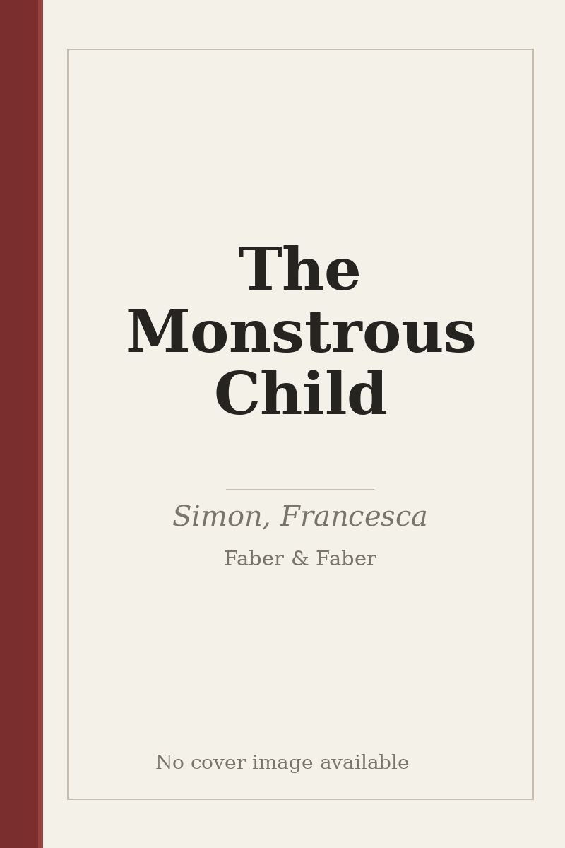 The Monstrous Child - no cover image available