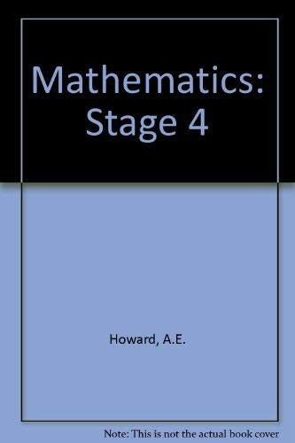 Mathematics: Stage 4