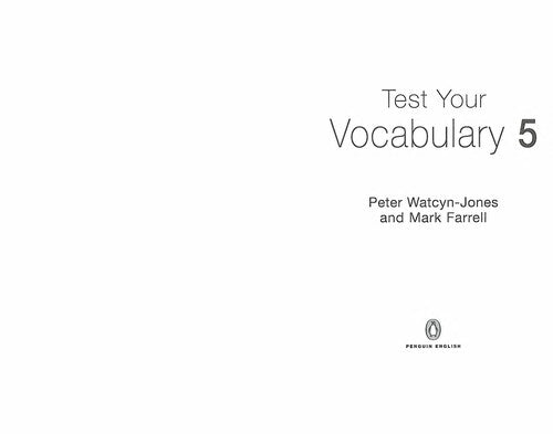 Test Your Vocabulary 4 NE (Penguin English)