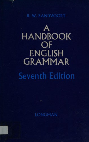 A Handbook of English Grammar