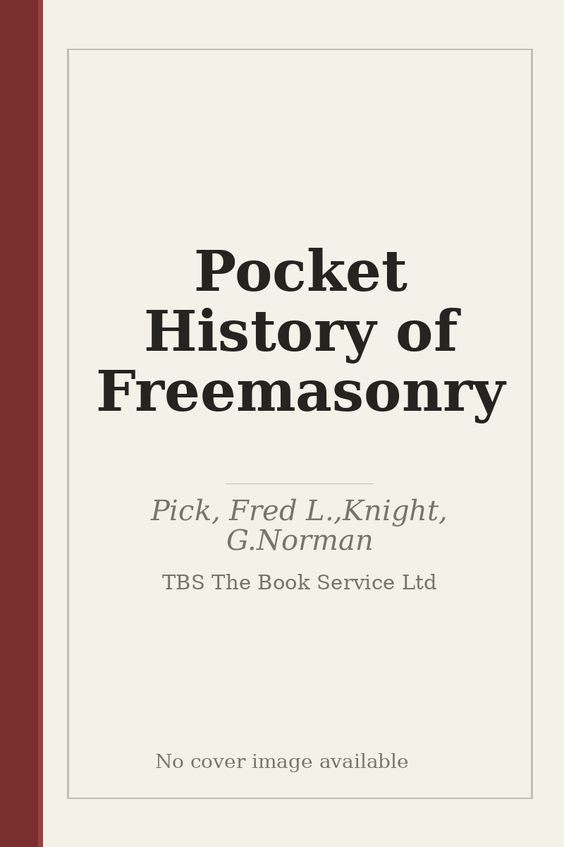 Pocket History of Freemasonry - no cover image available