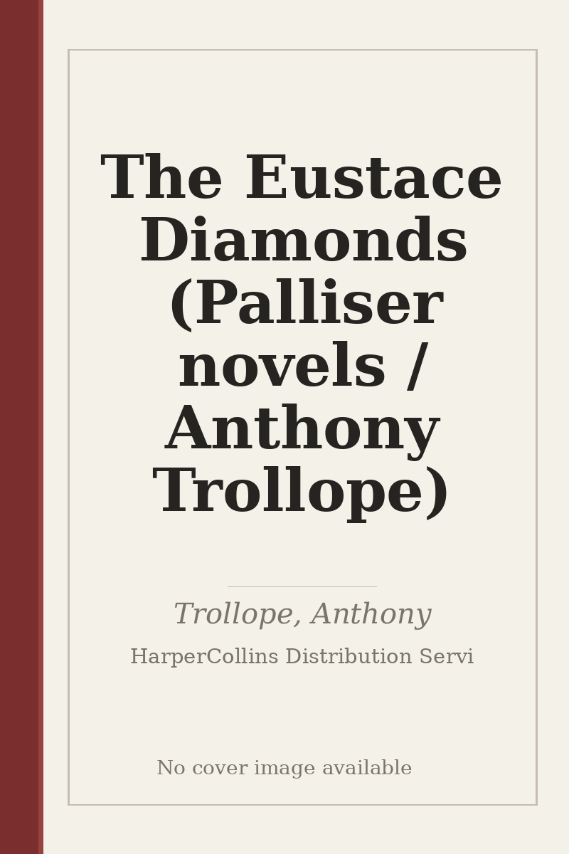 The Eustace Diamonds (Palliser novels / Anthony Trollope) - no cover image available