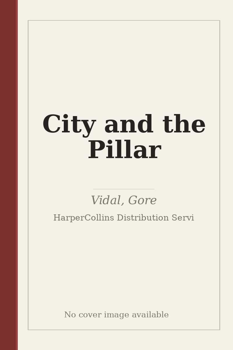 City and the Pillar - no cover image available