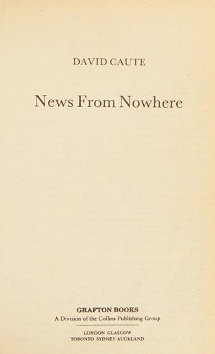 News from Nowhere (Paladin Books)