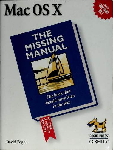 Mac OS X – The Missing Manual