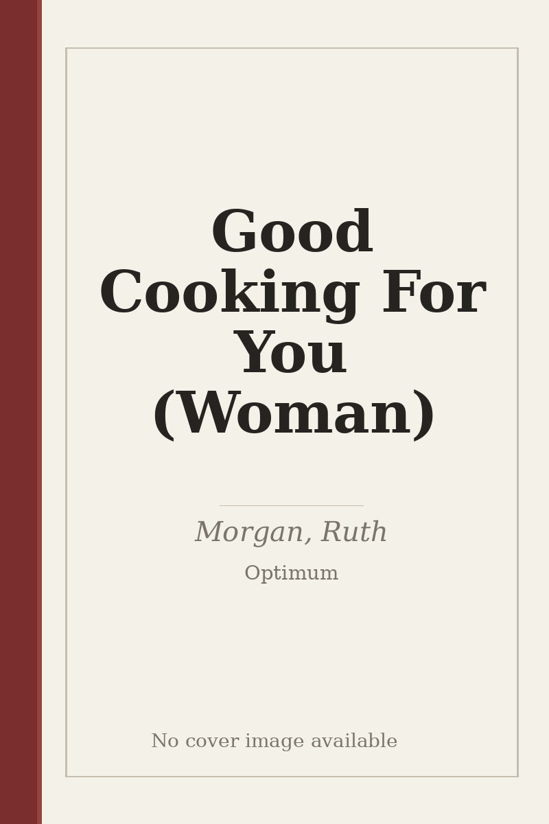 Good Cooking For You (Woman) - no cover image available