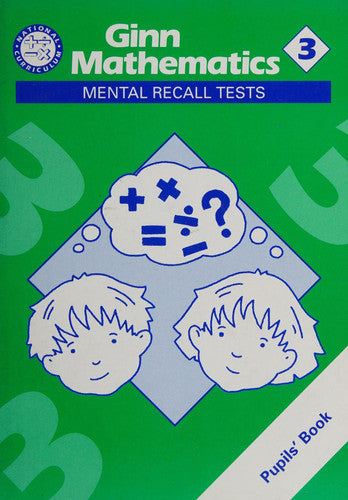 National Curriculum Ginn Mathematics Year 3 Answer Book (NATIONAL GINN CURRICULUM MATHEMATICS)