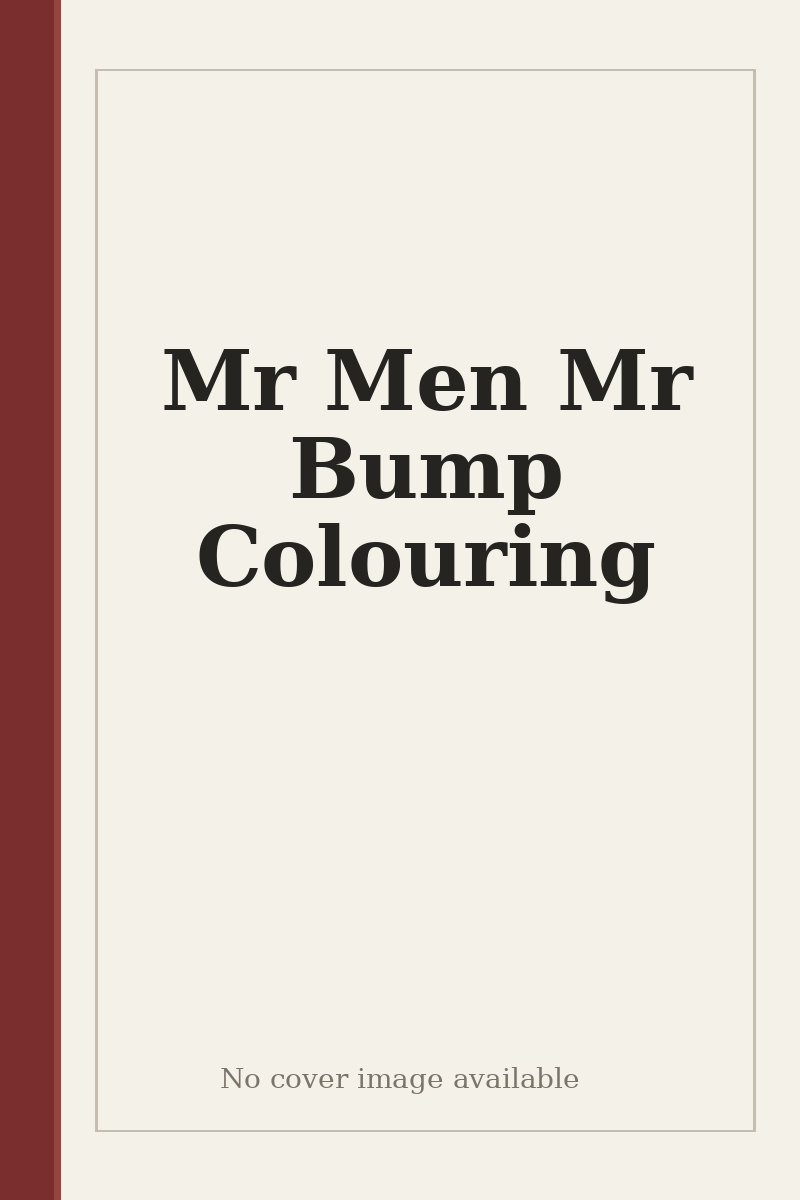 Mr Men Mr Bump Colouring - no cover image available