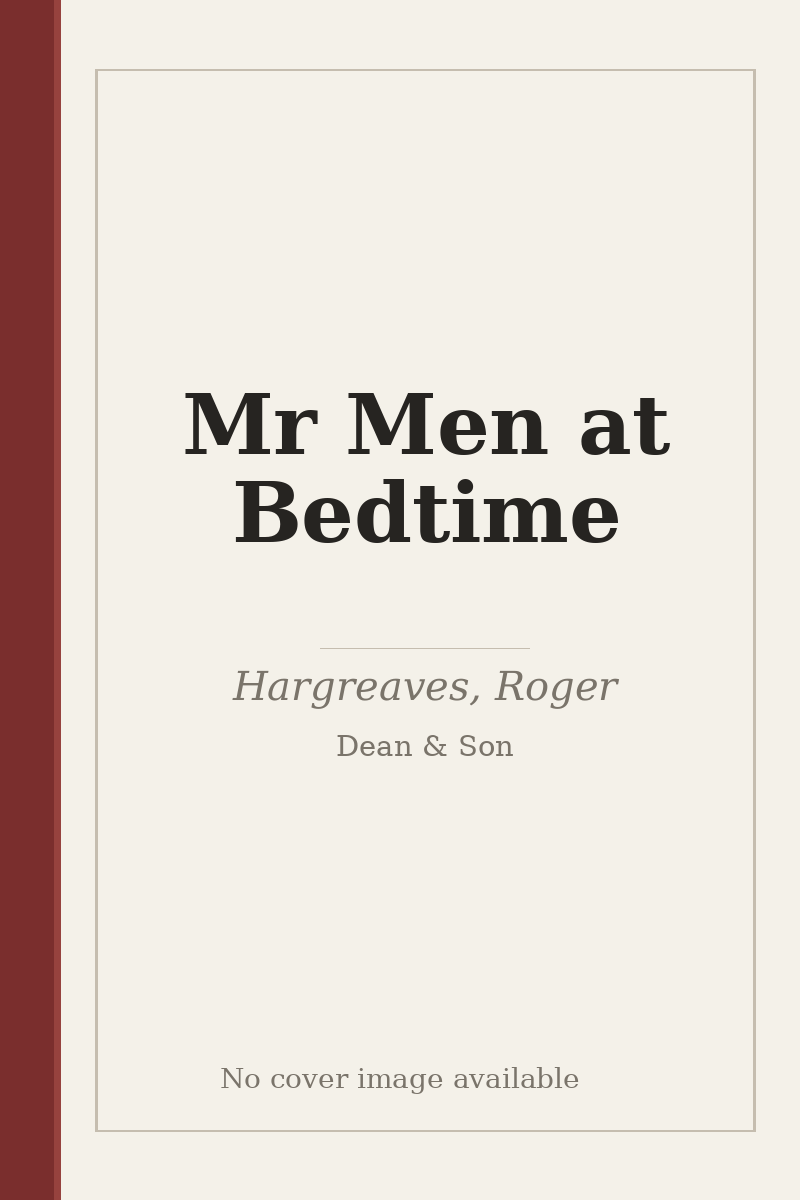 Mr Men at Bedtime - no cover image available