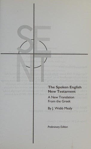 The Spoken English New Testament