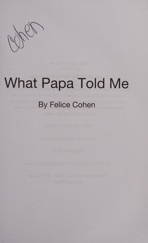 What Papa Told Me