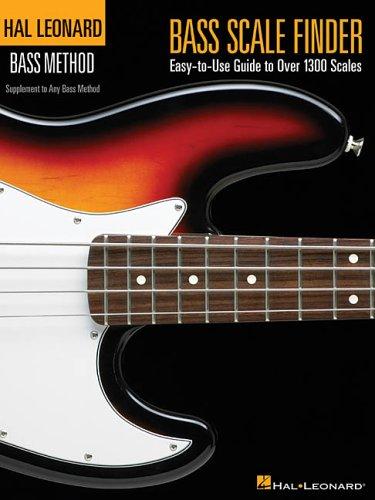 BASS SCALE FINDER BGTR: Easy-To-Use Guide to Over 1,300 Scales 9 Inch. X 12 Inch. Edition (Hal Leonard Bass Method)