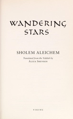 Wandering Stars
