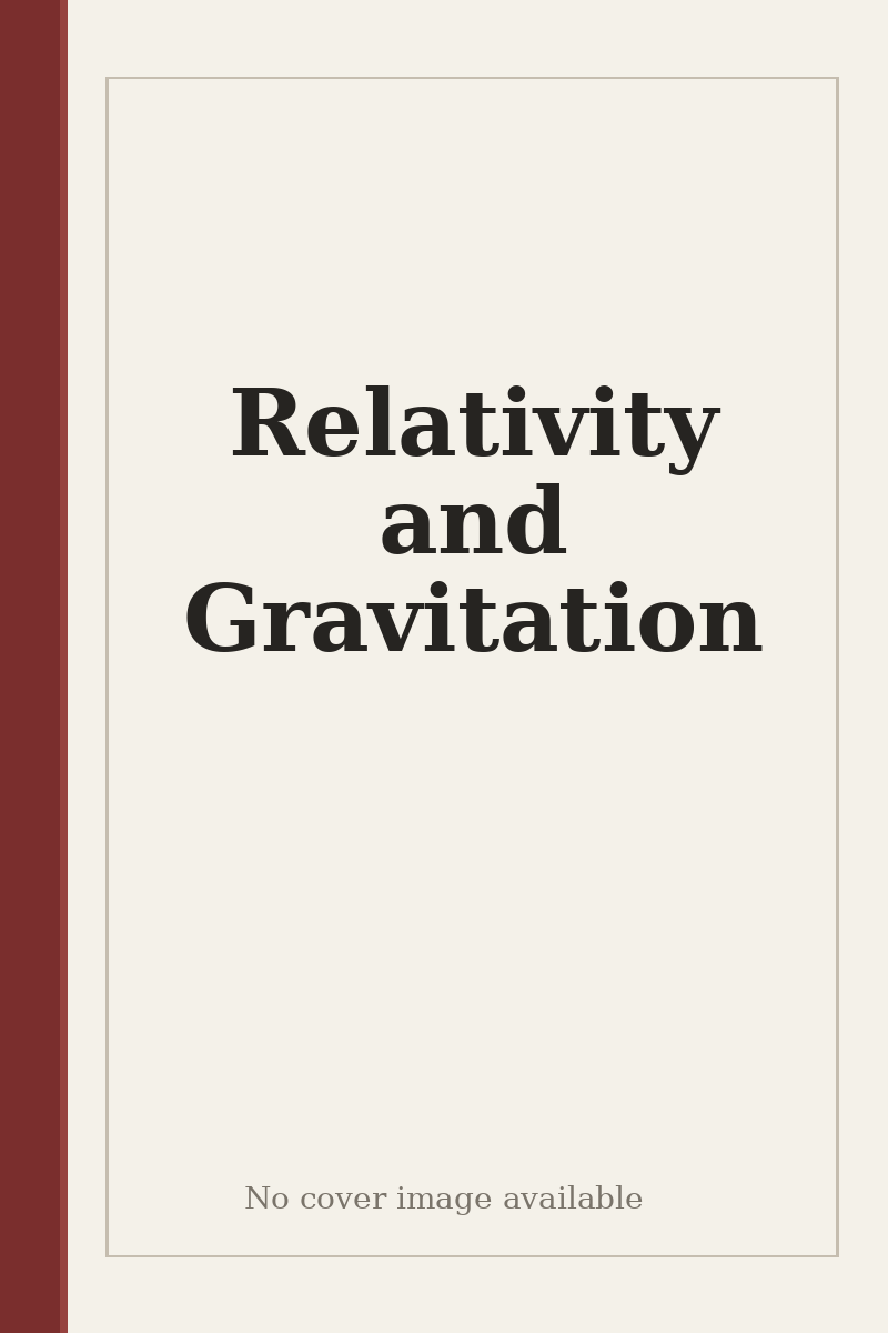 Relativity and Gravitation - no cover image available