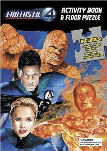 Fantastic 4 Activity Book And Floor Puzzle