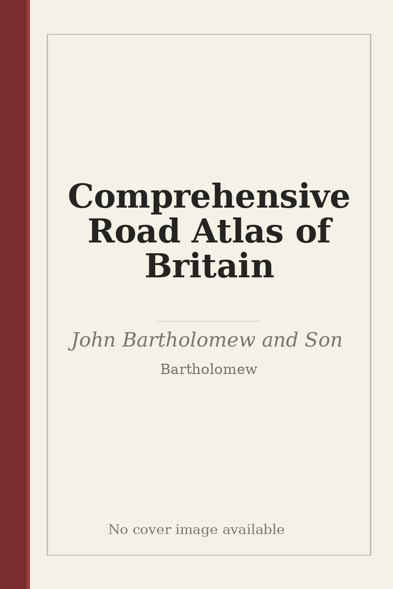Comprehensive Road Atlas of Britain - no cover image available
