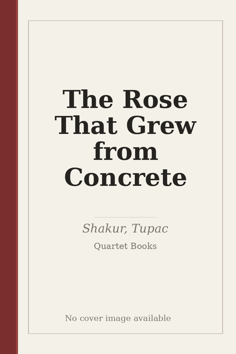 The Rose That Grew from Concrete - no cover image available