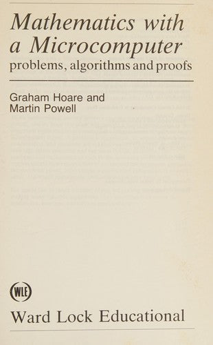 Mathematics with a Microcomputer: Problems, Algorithms and Proofs