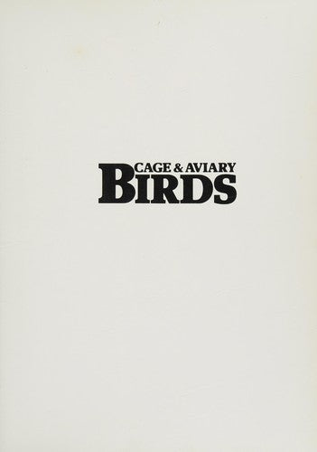 Cage and Aviary Birds