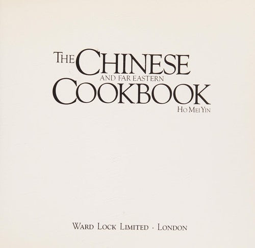 Chinese and Far Eastern Cookery