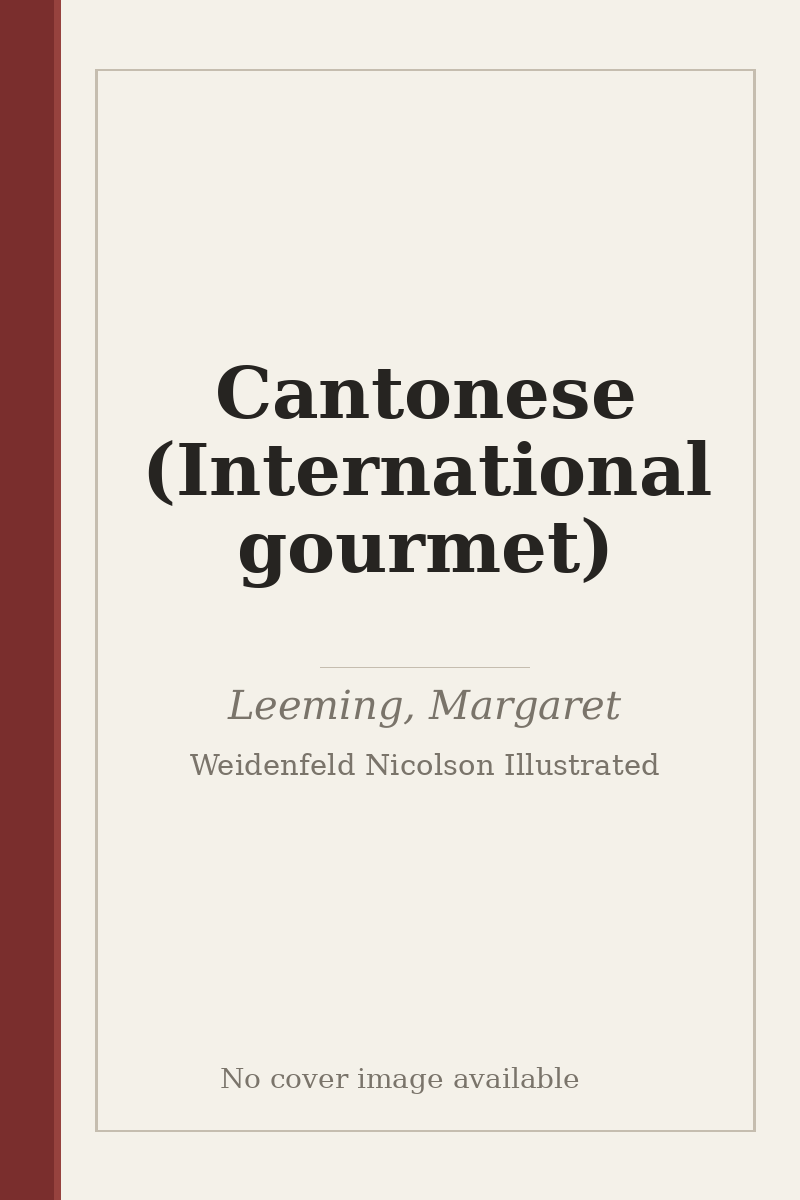 Cantonese (International gourmet) - no cover image available