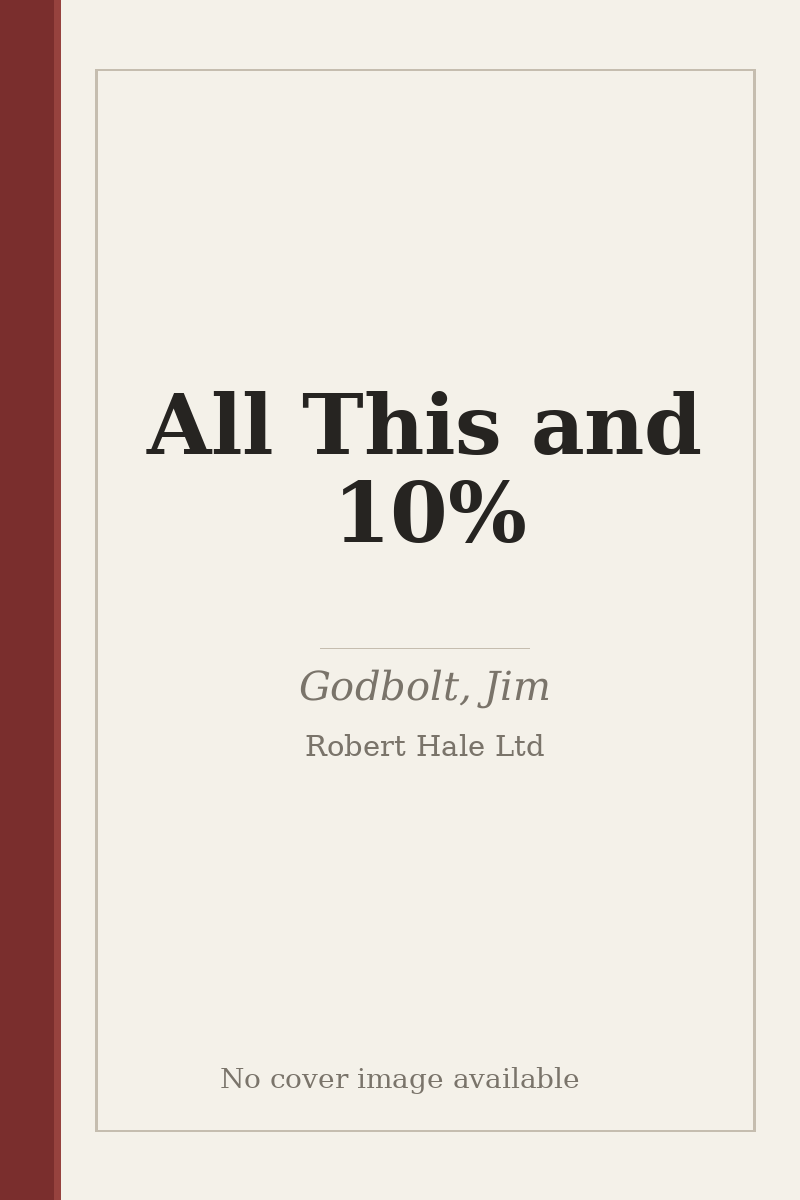 All This and 10% - no cover image available