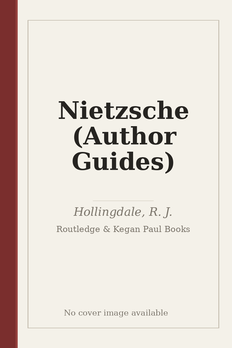 Nietzsche (Author Guides) - no cover image available