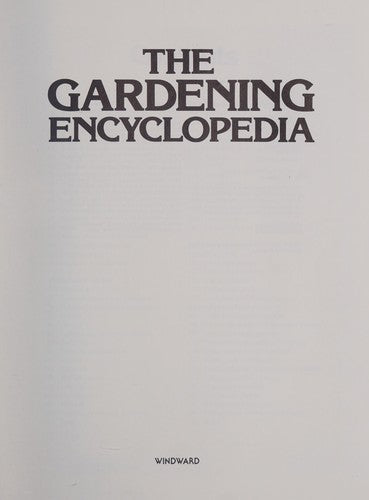 Gardening Encyclopaedia
