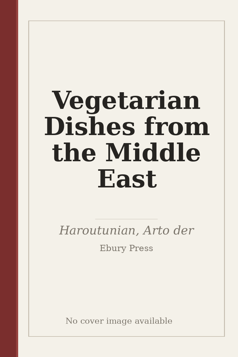 Vegetarian Dishes from the Middle East - no cover image available