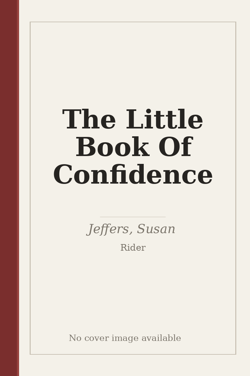 The Little Book Of Confidence - no cover image available