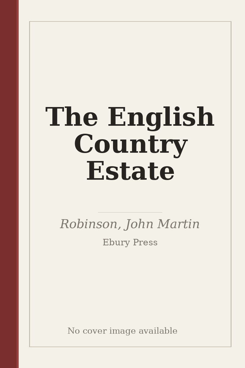 The English Country Estate - no cover image available