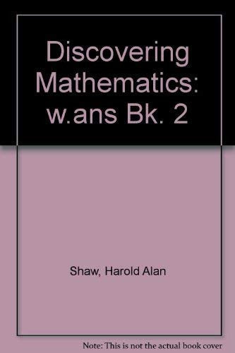 w.ans (Bk. 2) (Discovering Mathematics)