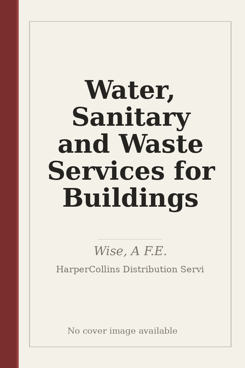 Water, Sanitary and Waste Services for Buildings - no cover image available