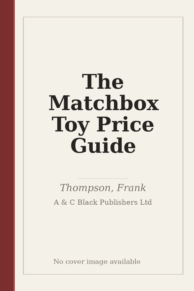 The Matchbox Toy Price Guide - no cover image available