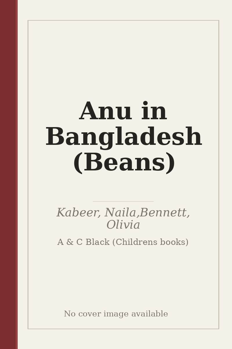 Anu in Bangladesh (Beans) - no cover image available