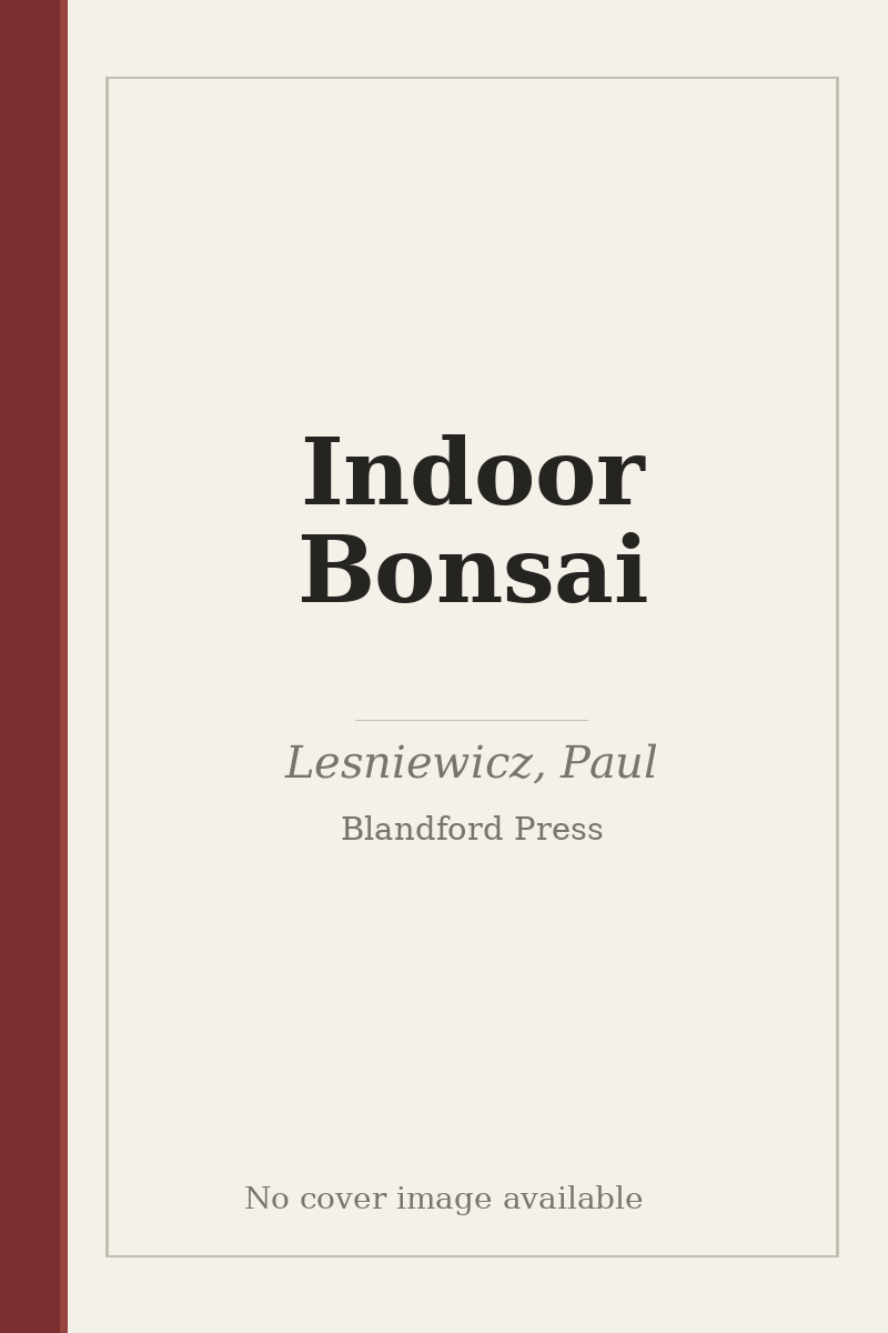 Indoor Bonsai - no cover image available