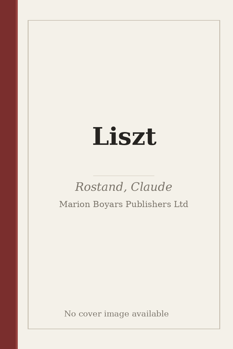 Liszt - no cover image available