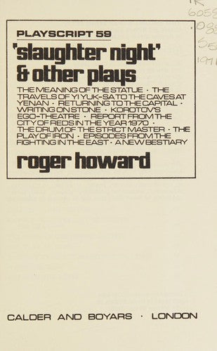 Slaughter Night and Other Plays (Playscripts S.)