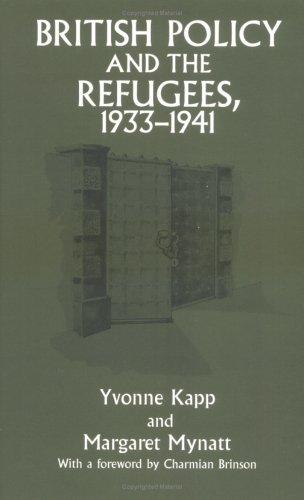 British Policy and the Refugees, 1933-1941