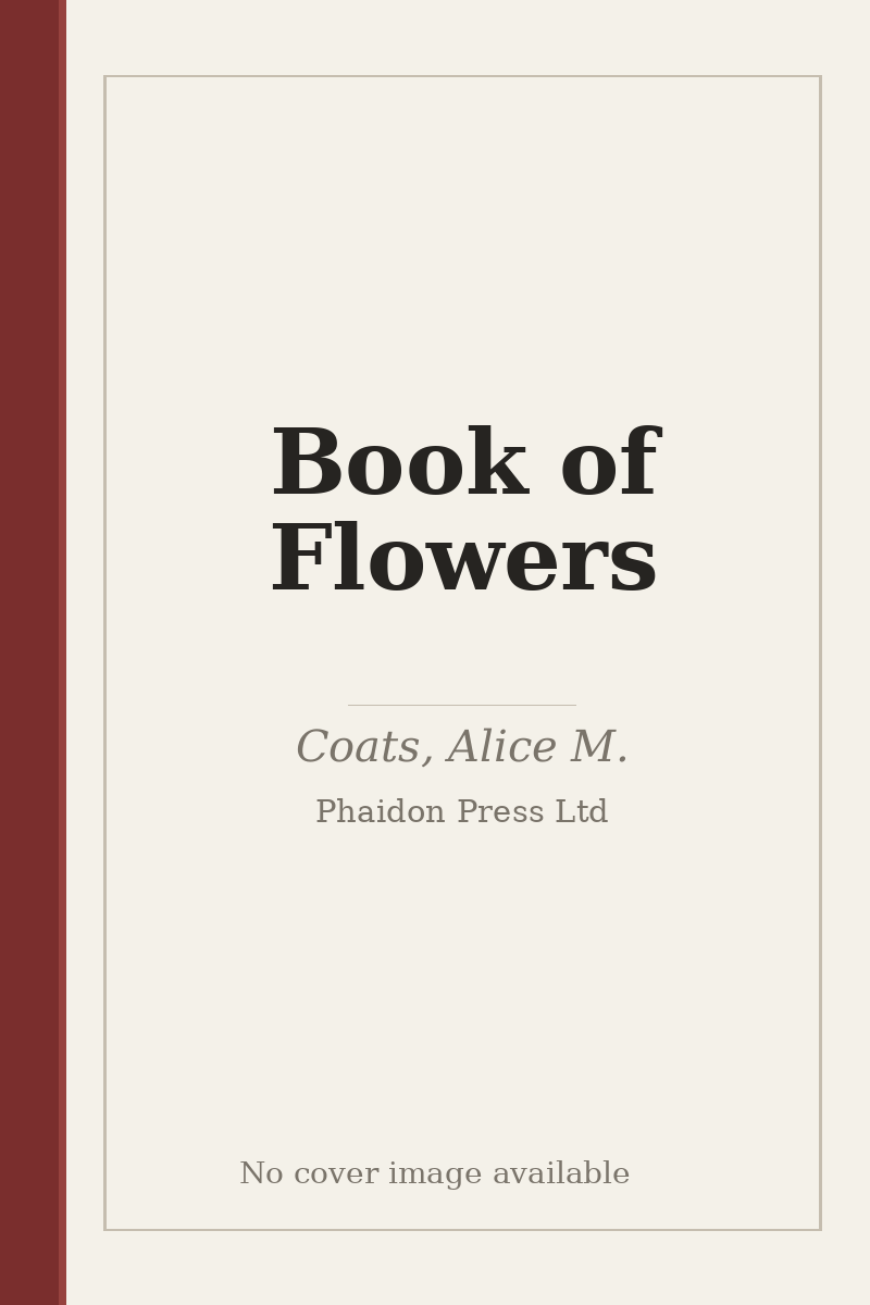 Book of Flowers - no cover image available