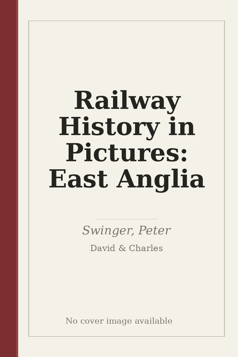 Railway History in Pictures: East Anglia - no cover image available