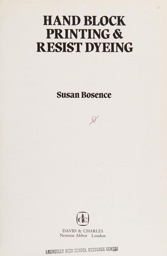 Hand Block Printing and Resist Dyeing