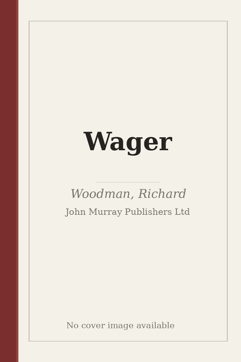Wager - no cover image available