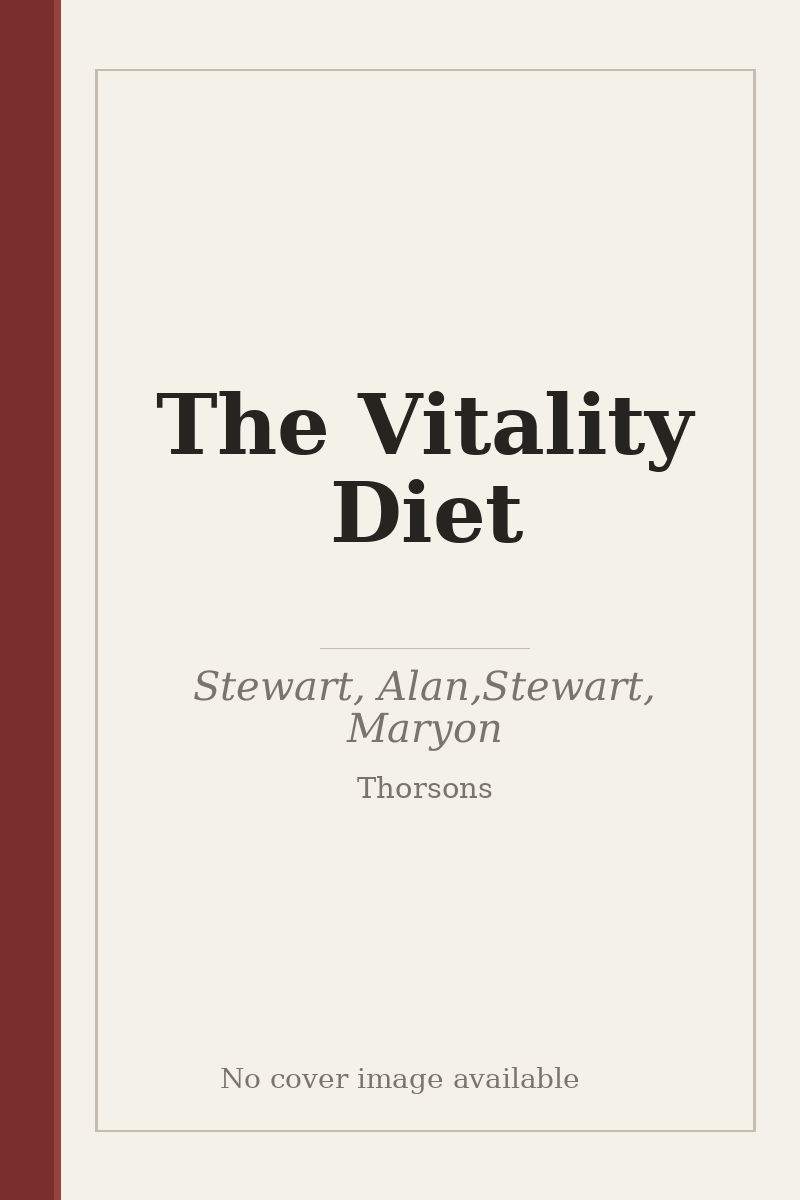 The Vitality Diet - no cover image available