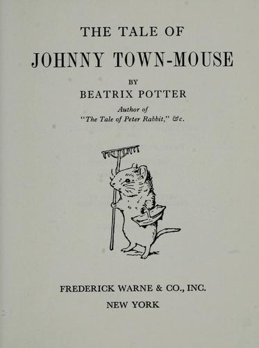 Tale of Johnny Town-mouse