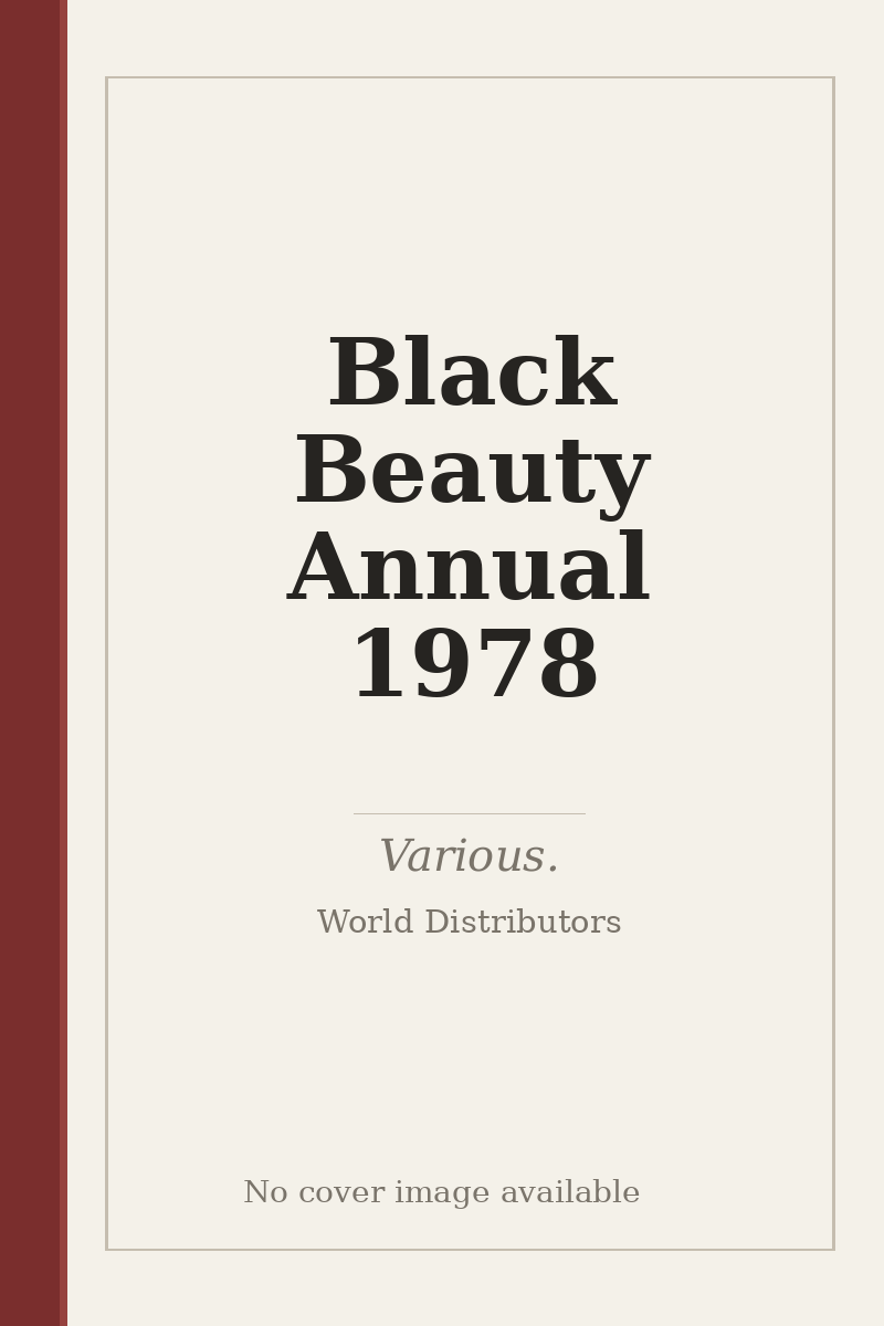 Black Beauty Annual 1978 - no cover image available